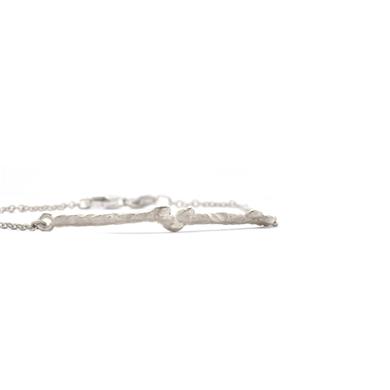 Bracelet en argent avec une branche - Wim Meeussen Anvers